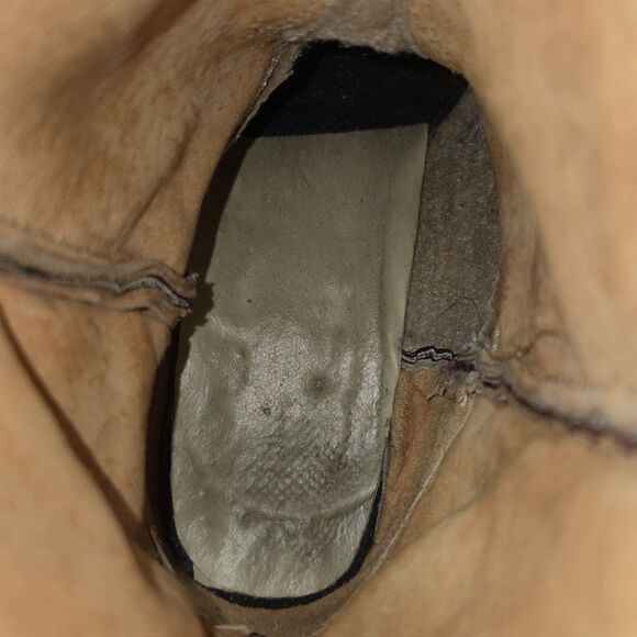 Western Kids Size 19.5 Or US 1 Burgundy Leather  Embroidered Cowboy Pointed toe - Picture 7 of 10